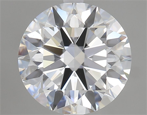 Picture of Natural Diamond 1.70 Carats, Round with Excellent Cut, D Color, VS2 Clarity and Certified by GIA