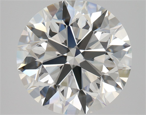 Picture of Natural Diamond 2.70 Carats, Round with Excellent Cut, F Color, VS1 Clarity and Certified by GIA