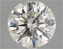 Natural Diamond 3.00 Carats, Round with Excellent Cut, I Color, VVS1 Clarity and Certified by GIA