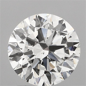 Picture of Natural Diamond 1.90 Carats, Round with Excellent Cut, E Color, SI1 Clarity and Certified by GIA