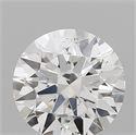 Natural Diamond 0.51 Carats, Round with Excellent Cut, G Color, I1 Clarity and Certified by GIA