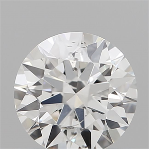 Picture of Natural Diamond 0.51 Carats, Round with Excellent Cut, G Color, I1 Clarity and Certified by GIA