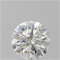 Natural Diamond 3.50 Carats, Round with Excellent Cut, H Color, SI2 Clarity and Certified by GIA