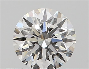 Picture of Natural Diamond 0.40 Carats, Round with Very Good Cut, E Color, VVS1 Clarity and Certified by GIA