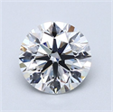 Natural Diamond 1.40 Carats, Round with Excellent Cut, D Color, VVS2 Clarity and Certified by GIA