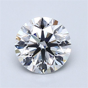 Picture of Natural Diamond 1.40 Carats, Round with Excellent Cut, D Color, VVS2 Clarity and Certified by GIA