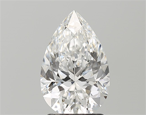 Picture of Natural Diamond 2.05 Carats, Pear with  Cut, E Color, VS2 Clarity and Certified by GIA