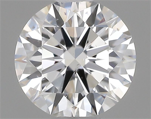 Picture of Natural Diamond 0.40 Carats, Round with Excellent Cut, E Color, VS2 Clarity and Certified by GIA