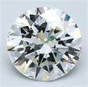 Natural Diamond 5.62 Carats, Round with Excellent Cut, J Color, VS1 Clarity and Certified by GIA