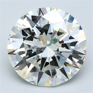 Picture of Natural Diamond 5.62 Carats, Round with Excellent Cut, J Color, VS1 Clarity and Certified by GIA