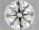 Natural Diamond 3.01 Carats, Round with Excellent Cut, J Color, VVS2 Clarity and Certified by IGI