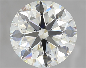 Picture of Natural Diamond 3.01 Carats, Round with Excellent Cut, J Color, VVS2 Clarity and Certified by IGI