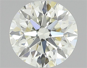 Picture of Natural Diamond 0.46 Carats, Round with Excellent Cut, I Color, VVS1 Clarity and Certified by IGI