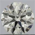 Natural Diamond 0.50 Carats, Round with Excellent Cut, J Color, VS1 Clarity and Certified by GIA