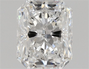 Picture of Natural Diamond 0.52 Carats, Radiant with  Cut, E Color, SI1 Clarity and Certified by GIA