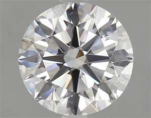 Picture of Natural Diamond 2.08 Carats, Round with Excellent Cut, D Color, VS1 Clarity and Certified by GIA