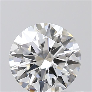 Picture of Natural Diamond 0.41 Carats, Round with Excellent Cut, F Color, VVS1 Clarity and Certified by GIA