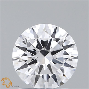 Picture of Natural Diamond 1.34 Carats, Round with Excellent Cut, D Color, VVS1 Clarity and Certified by GIA