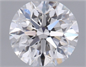 Natural Diamond 0.40 Carats, Round with Very Good Cut, F Color, SI1 Clarity and Certified by GIA