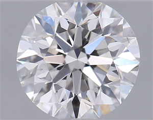 Picture of Natural Diamond 0.40 Carats, Round with Very Good Cut, F Color, SI1 Clarity and Certified by GIA