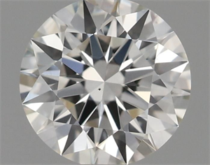 Picture of Natural Diamond 0.40 Carats, Round with Excellent Cut, H Color, VS1 Clarity and Certified by IGI