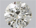 Natural Diamond 0.55 Carats, Round with Excellent Cut, I Color, VS1 Clarity and Certified by IGI