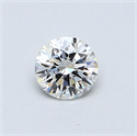 Natural Diamond 0.42 Carats, Round with Excellent Cut, G Color, VS2 Clarity and Certified by GIA