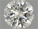 Natural Diamond 0.40 Carats, Round with Excellent Cut, H Color, VS2 Clarity and Certified by IGI