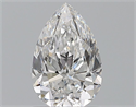 Natural Diamond 0.90 Carats, Pear with  Cut, E Color, VS2 Clarity and Certified by GIA