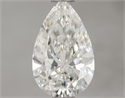 Natural Diamond 1.01 Carats, Pear with  Cut, H Color, VS2 Clarity and Certified by GIA