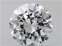 Natural Diamond 0.50 Carats, Round with Very Good Cut, I Color, VS1 Clarity and Certified by GIA