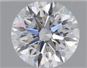 Natural Diamond 0.41 Carats, Round with Excellent Cut, D Color, VS2 Clarity and Certified by GIA