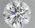 Natural Diamond 0.41 Carats, Round with Excellent Cut, D Color, VVS2 Clarity and Certified by GIA