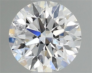 Picture of Natural Diamond 0.41 Carats, Round with Excellent Cut, D Color, VVS2 Clarity and Certified by GIA