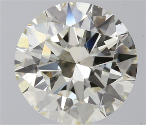 Picture of Natural Diamond 2.50 Carats, Round with Excellent Cut, J Color, SI1 Clarity and Certified by IGI