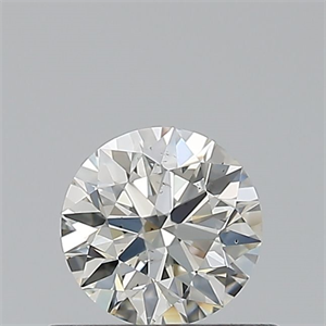 Picture of Natural Diamond 0.40 Carats, Round with Excellent Cut, I Color, SI2 Clarity and Certified by GIA