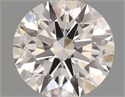 Natural Diamond 0.40 Carats, Round with Excellent Cut, F Color, VS2 Clarity and Certified by GIA