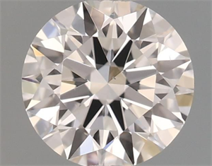 Picture of Natural Diamond 0.40 Carats, Round with Excellent Cut, F Color, VS2 Clarity and Certified by GIA