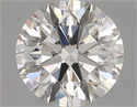 Natural Diamond 2.22 Carats, Round with Excellent Cut, H Color, VS2 Clarity and Certified by GIA