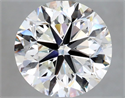 Natural Diamond 3.03 Carats, Round with Very Good Cut, H Color, SI1 Clarity and Certified by GIA