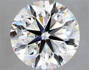 Picture of Natural Diamond 3.03 Carats, Round with Very Good Cut, H Color, SI1 Clarity and Certified by GIA