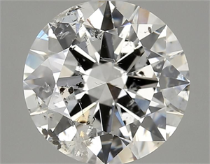 Picture of Natural Diamond 2.01 Carats, Round with Excellent Cut, H Color, I1 Clarity and Certified by GIA