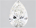 Natural Diamond 1.02 Carats, Pear with  Cut, G Color, VVS2 Clarity and Certified by GIA