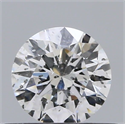 Natural Diamond 0.40 Carats, Round with Excellent Cut, F Color, I1 Clarity and Certified by GIA