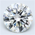 Natural Diamond 5.16 Carats, Round with Excellent Cut, J Color, VVS2 Clarity and Certified by GIA