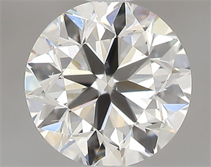 Picture of Natural Diamond 0.50 Carats, Round with Very Good Cut, I Color, SI1 Clarity and Certified by GIA