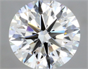 Natural Diamond 0.42 Carats, Round with Excellent Cut, I Color, VVS2 Clarity and Certified by GIA