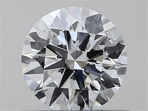 Picture of Natural Diamond 0.40 Carats, Round with Excellent Cut, F Color, VVS2 Clarity and Certified by GIA