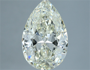 Picture of Natural Diamond 3.70 Carats, Pear with  Cut, J Color, VS1 Clarity and Certified by IGI