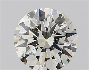 Picture of Natural Diamond 0.50 Carats, Round with Excellent Cut, I Color, VS2 Clarity and Certified by GIA